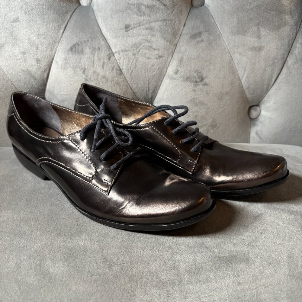 Pour La Victoire Patent Leather Oxford Dress Shoe‎ Size 8